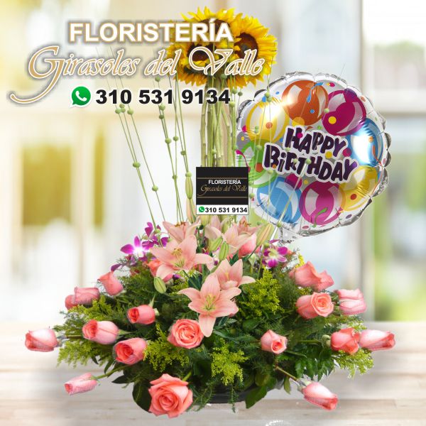 Cumpleaños 25 – Floristería Girasoles del Valle
