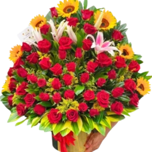 Arreglo de Rosas Multicolor